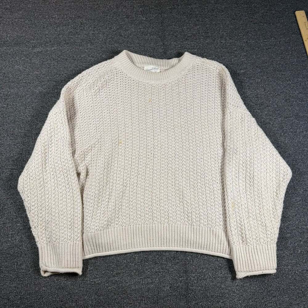 Universal Thread Pullover Sweater Cream Size L